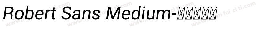 Robert Sans Medium字体转换